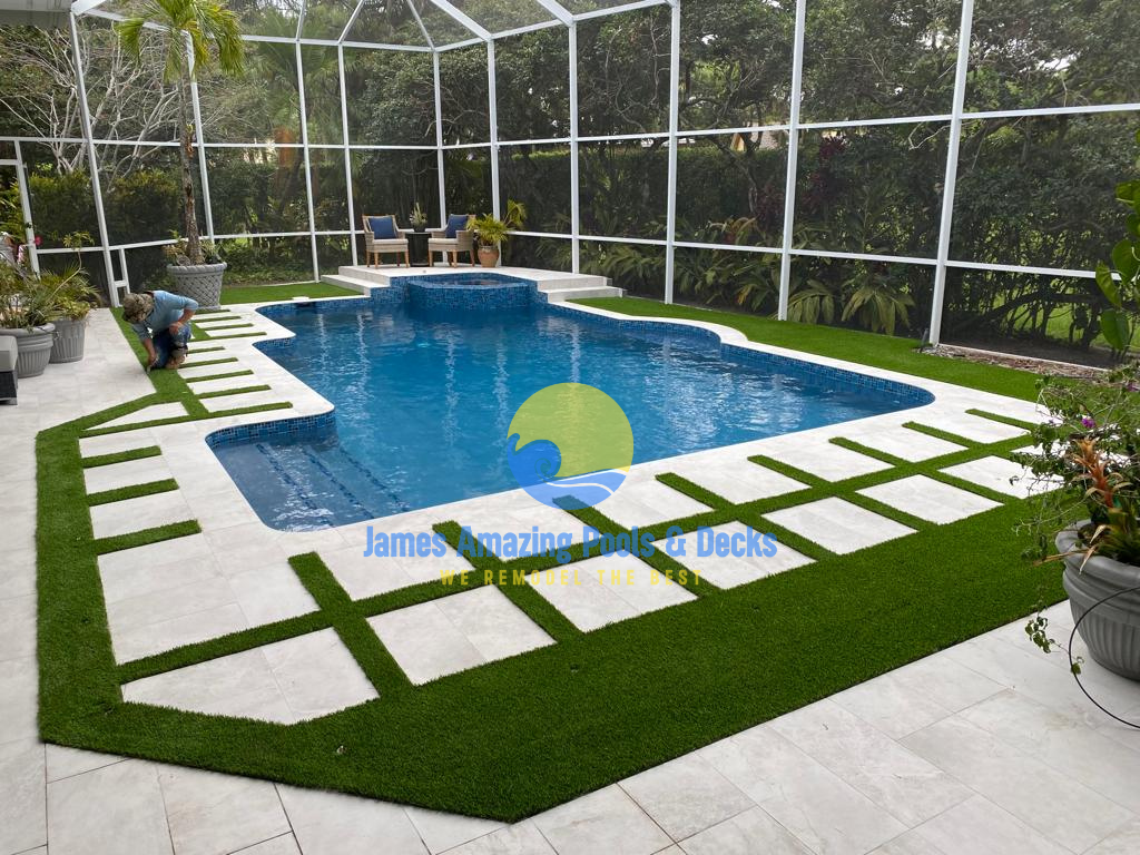 Custom Turf and Pool Deck