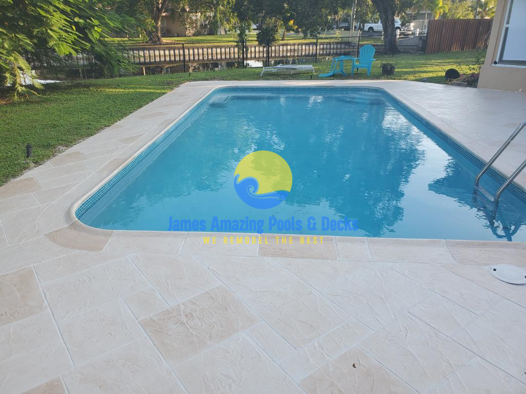 New Pool Deck